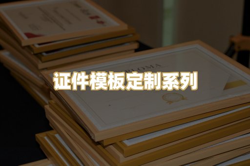 证件模板定制系列